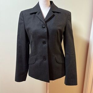 United Colors of Benetton vintage women’s gray wool jacket sz 40 or S